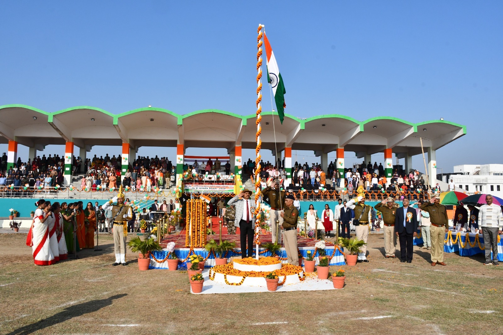 एनटीपीसी नवीनगर में मनाया गया 76 वां गणतंत्र दिवस