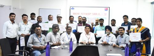 राउरकेला इस्पात संयंत्र के हॉट स्ट्रिप मिल-2 के कर्मचारी सेल शाबाश योजना के तहत पुरस्कृत