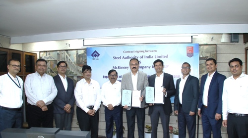 सेल ने कंपनी में डिजिटल परिवर्तन को बढ़ावा देने के लिए मैकिन्से एंड कंपनी इंडिया एलएलपी  के साथ साझेदारी की
