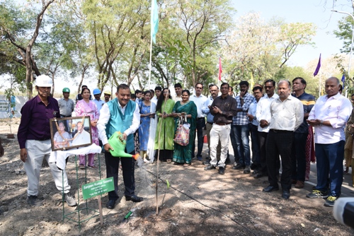 एनटीपीसी अंता में विश्व जल दिवस पर शपथ एवं सामूहिक वृक्षारोपण अभियान का आयोजन
