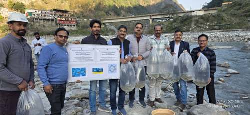 विष्णुगाड़-पीपलकोटी जल विद्युत परियोजना द्वारा अलकनंदा नदी में स्नो ट्राउट संरक्षण हेतु रैंचिंग एवं जागरूकता कार्यक्रम आयोजित