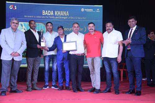 बालको ने बड़ा खाना कार्यक्रम में सुरक्षा कर्मचारियों को किया सम्मानित