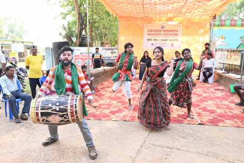 सेल, राउरकेला इस्‍पात संयंत्र द्वारा स्वच्छता पखवाड़ा के तहत  नुक्कड़ नाटक का मंचन 