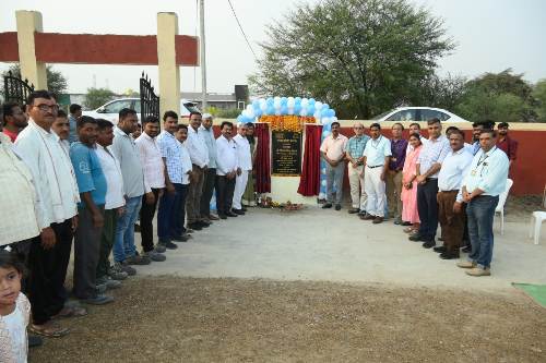 हिम्मत सिंह चौहान, एचओपी मौदा द्वारा मौदा स्पोर्ट्स कॉम्प्लेक्स का उद्घाटन 