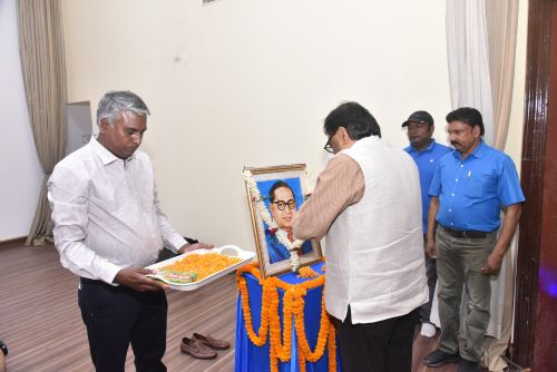 सीएमपीडीआई में डाॅ0 भीमराम अंबेडकर जी की 135वीं जयंती मनायी गयी