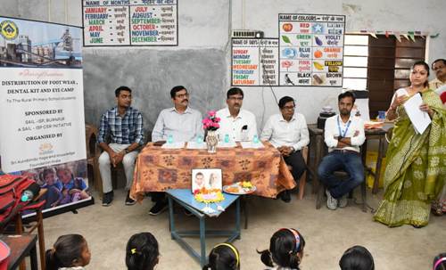 सेल-आईएसपी ने शुरू की “हैप्पी स्माइल, हैप्पी फीट, हैप्पी आईज़” योजना, वंचित छात्रों के लिए स्वास्थ्य अभियान