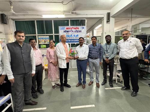 एनटीपीसी मौदा द्वारा महात्मे नेत्र बैंक एवं आई हॉस्पिटल, नागपुर में विट्रियोरेटिनल सर्जिकल माइक्रोस्कोप का लोकार्पण 