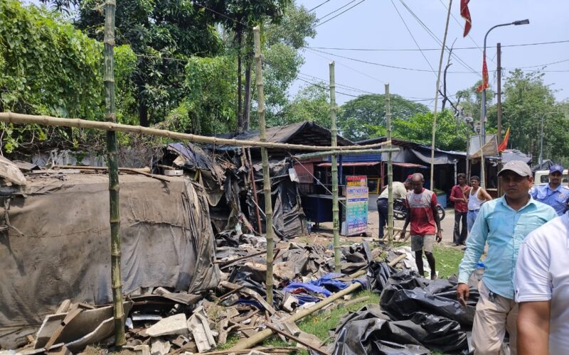 सेल-आई एस पी द्वारा अतिक्रमण के विरुद्ध त्वरित कार्रवाई,अवैध निर्माण हटाए गए