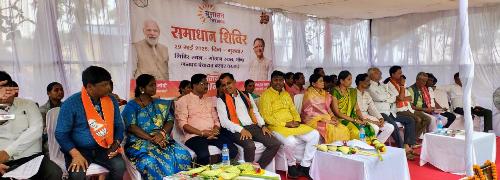 सुशासन तिहार 2025 : बस्तर और जगदलपुर विकासखंड में आयोजित किया गया समाधान शिविर