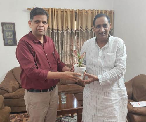 एनटीपीसी दादरी में विधायक तेजपाल सिंह नागर का दौरा