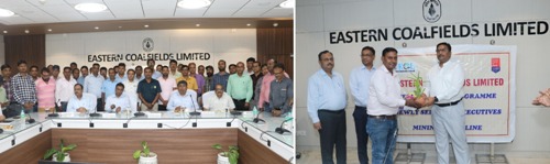 ईसीएल ने खनन क्षेत्र में कर्मचारी से अधिकारी संवर्ग में पदोन्नत हुए 44 लोगों को सम्मानित किया