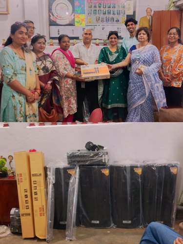 डीएवी पब्लिक स्कूल, पतरातू को पब्लिक एड्रेस सिस्टम प्रदान कर पीवीयूएन लिमिटेड ने निभाई सामाजिक जिम्मेदारी