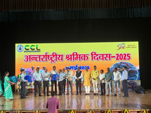 सीसीएल में अंतरराष्ट्रीय श्रमिक दिवस पर भव्य समारोह का आयोजन