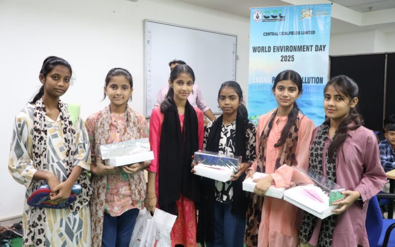 विश्व पर्यावरण दिवस 2025 के उपलक्ष्य में सीसीएल द्वारा रचनात्मक प्रतियोगिताओं का आयोजन