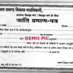 शाला प्रवेश के साथ ही बच्चों को मिल रहा जाति प्रमाण पत्र