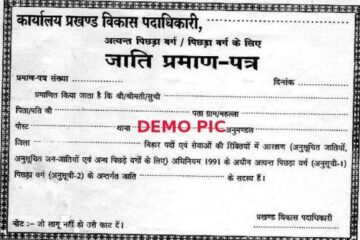 शाला प्रवेश के साथ ही बच्चों को मिल रहा जाति प्रमाण पत्र