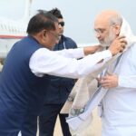 केंद्रीय गृह मंत्री अमित शाह के छत्तीसगढ़ आगमन पर मुख्यमंत्री विष्णुदेव साय ने स्वामी विवेकानंद एयरपोर्ट पर किया स्वागत
