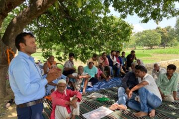 भूमि अधिग्रहण के खिलाफ किसानों का शांतिपूर्ण विरोध प्रदर्शन 19 वें दिन भी जारी