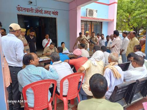 थाना समाधान दिवस: पुलिस विभाग से सम्बन्धित सभी 14 व राजस्व विभाग से संबंधित 4 शिकायतों का मौके पर निस्तारण