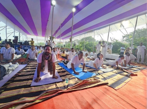 शारीरिक सहनशक्ति, मानसिक स्पष्टता और भावनात्मक संतुलन के लिए दैनिक जीवन में योग महत्वपूर्ण – जी. किशन रेड्डी