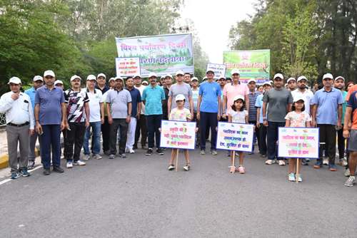 विश्व पर्यावरण दिवस पर एनटीपीसी दादरी में पदयात्रा एवं वृक्षारोपण कार्यक्रम का आयोजन