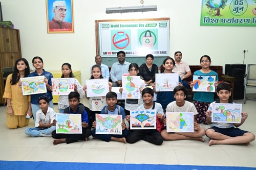 इफको फूलपुर इकाई ने पर्यावरण सप्ताह 2025के अन्तर्गत चित्रकला प्रतियोगिता का आयोजन किया