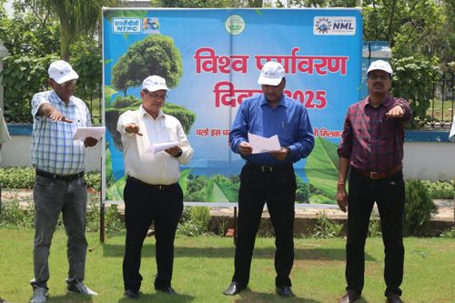 एनटीपीसी माइनिंग लिमिटेड की पकरी बरवाडीह कोयला खनन परियोजना द्वारा विश्व पर्यावरण दिवस मनाया 