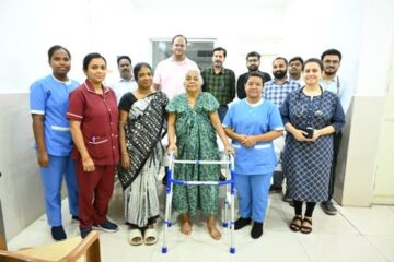 सेल, राउरकेला इस्पात संयंत्र के इस्पात जनरल अस्पताल में 80 वर्षीय महिला का सफल घुटना प्रत्यारोपण