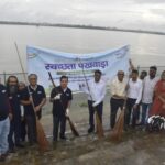 रांची के कांके डैम स्थित छठ घाट पर स्वच्छता अभियान चलाया गया