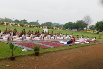 सी.आई.एस.एफ इकाई एनटीपीसी कनिहा में अंतरराष्ट्रीय योग दिवस का आयोजन