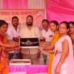 क्रेशर प्लांट मजदूरों को टी वी उन्मूलन की दी गई जानकारी 