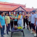 भीम वॉलीबॉल एकेडमी में फ्रेंडली मैच खेला गया