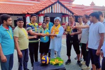 भीम वॉलीबॉल एकेडमी में फ्रेंडली मैच खेला गया