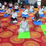 एनटीपीसी औरैया में 11वाँ अंतरराष्ट्रीय योग दिवस मनाया गया