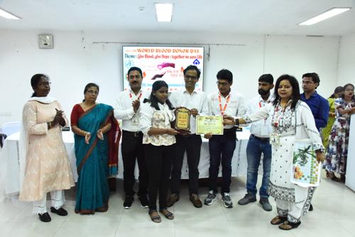 सेल, आरएसपी के इस्पात जनरल अस्पताल में “विश्व रक्तदाता दिवस” 
