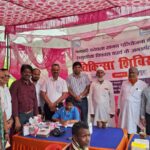बनहरदी कोयला खनन परियोजना के सौजन्य से ग्राम रामपुर में नि:शुल्क स्वास्थ्य शिविर का आयोजन