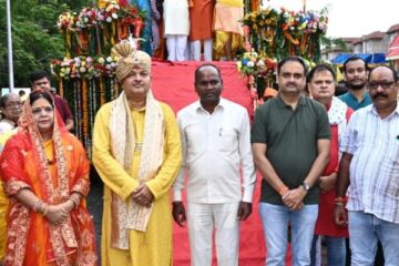 एनटीपीसी सीपत में भगवान जगन्नाथ की बहुदा यात्रा धूमधाम से निकाली गई