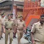 मोहर्रम के पूर्व संध्या पर पुलिस ने नगर में किया फ्लैग मार्च 