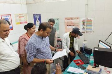ई-सुश्रुत कार्यक्रम की प्रगति हेतु डीएम ने एमसीएस ज्ञानपुर का किया निरीक्षण