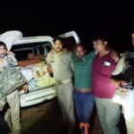 पुलिस मुठभेड़ में दो गांजा तस्कर गिरफ्तार, एक कुंतल गांजा बरामद 