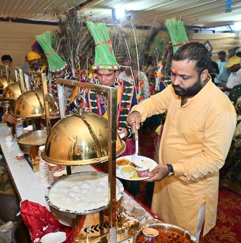 मुख्यमंत्री निवास में हरेली उत्सव: छत्तीसगढ़ी व्यंजनों की खुशबू से सराबोर हरेली तिहार