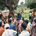 मगनदिवाना पहाड़ के किनारे मिला अधेड़ का शव, परिजनों ने हत्या की आंशका जताई 