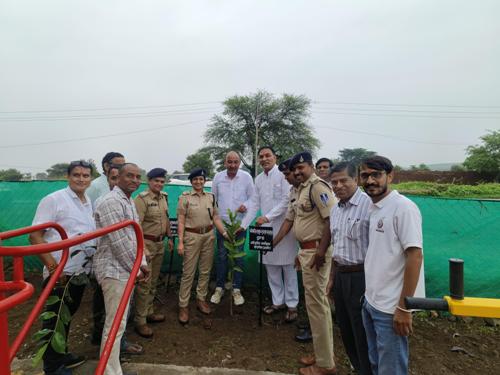 एनटीपीसी खरगोन के CSR सहयोग से पुलिस थाना बेडिया में नया अवसंरचना लोकार्पित