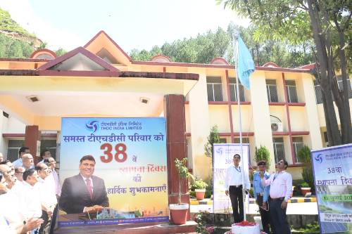 विष्णुगाड़ पीपलकोटी जल विद्युत परियोजना ने मनाया टीएचडीसी का 38वां स्थापना दिवस