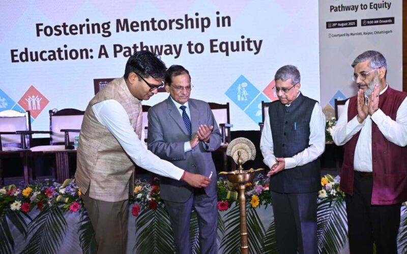 शिक्षा में मेंटरशिप सामाजिक न्याय और समान अवसर का मजबूत आधार:वित्त मंत्री ओ.पी.चौधरी