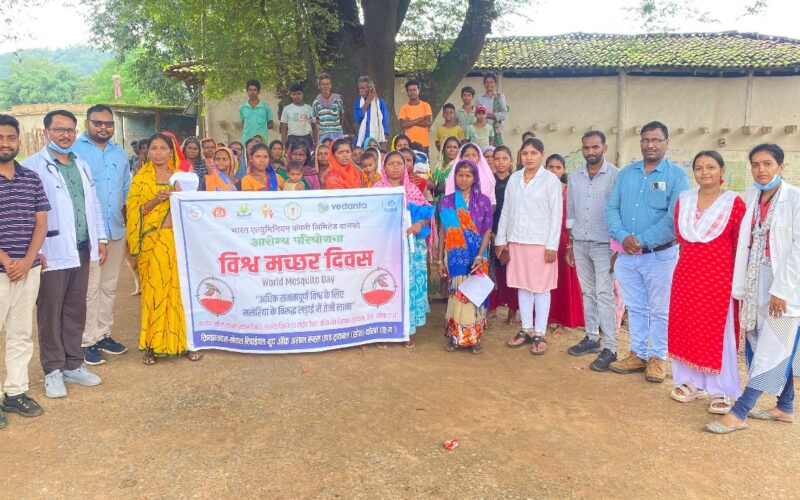 बालको ने मच्छर जनित बीमारियों से बचाव हेतु समुदाय में चलाया जागरूकता अभियान