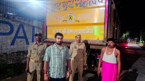 खनन विभाग द्वारा चलाए गए अभियान के दौरान अवैध उपखनिज परिवहन में कुल 23 वाहन पकडे गये