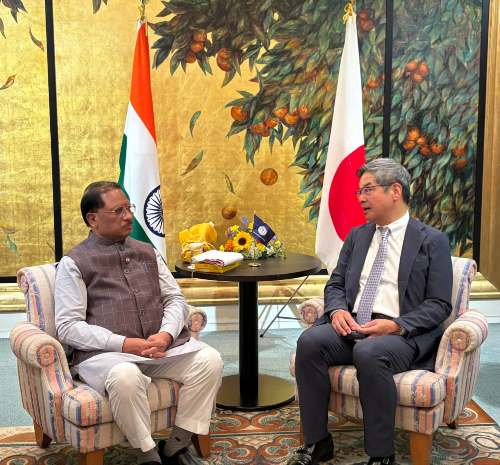 मुख्यमंत्री विष्णुदेव साय ने ओसाका की एसएएस सानवा कंपनी लिमिटेड को छत्तीसगढ़ में निवेश के लिए किया आमंत्रित