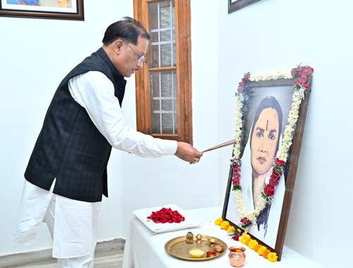 मुख्यमंत्री ने मिनीमाता की पुण्यतिथि पर उनके अविस्मरणीय योगदान को किया नमन