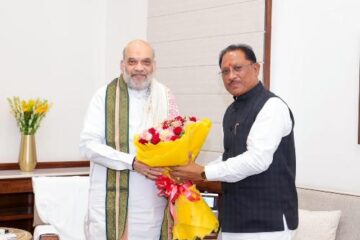 केंद्रीय गृह मंत्री अमित शाह से मिले मुख्यमंत्री विष्णुदेव साय